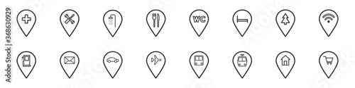Free Download Geolocation icons set. Location concept. Vector illustration
 - GFXLoad