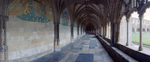 Cathedral Hallway, Norwich Cathedral, ENGLAND photo