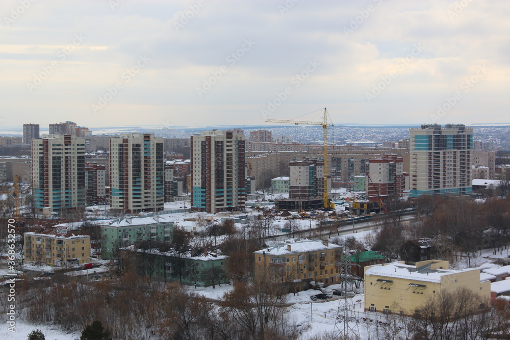 city views shooting from above