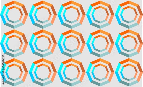 Geometric wall pattern. Seamless vector pattern. Background texture in geometric ornamental style. Vector illustration.