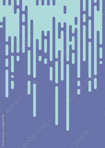 Abstract Rounded Color Lines halftone transition background illustration