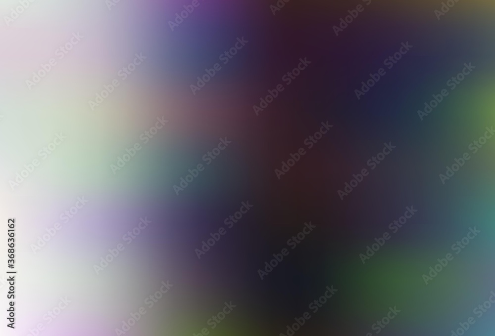 Fototapeta premium Light Gray vector blurred shine abstract texture.