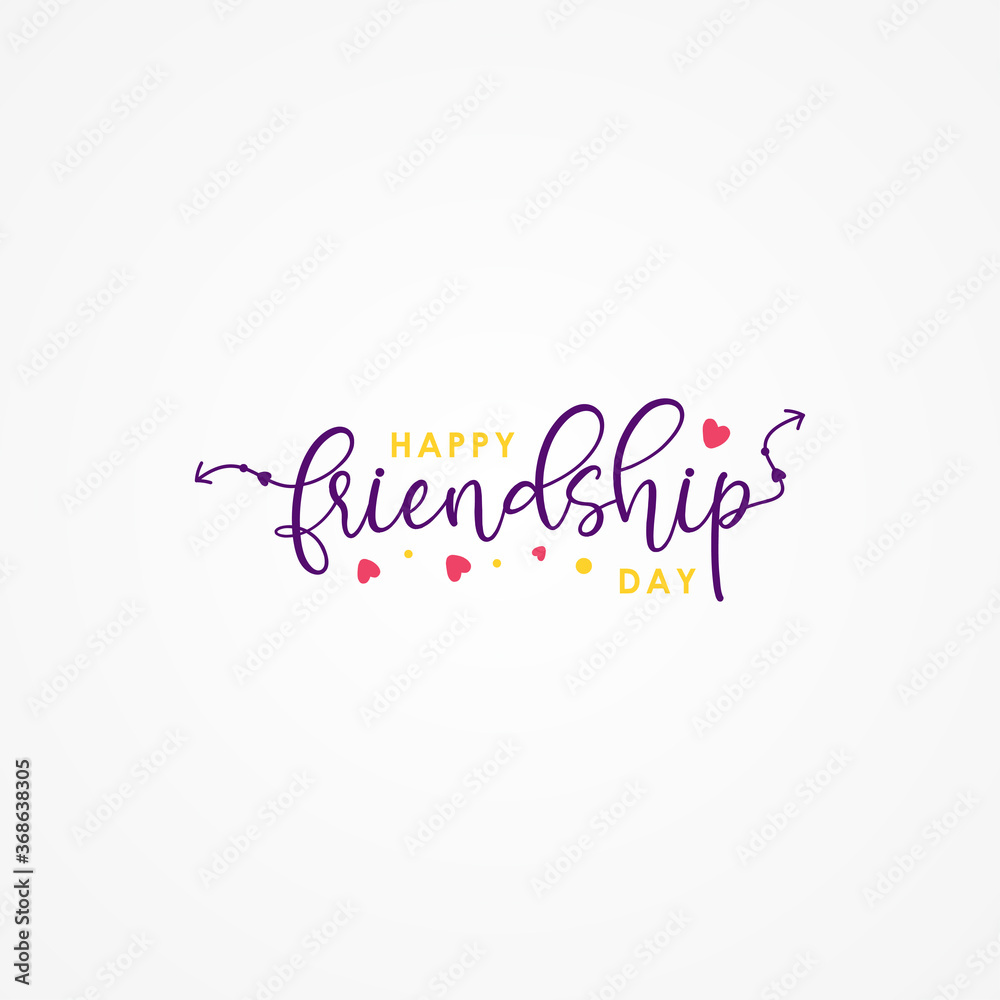 Happy Friendship Day Vector Design Illustration For Celebrate Moment
