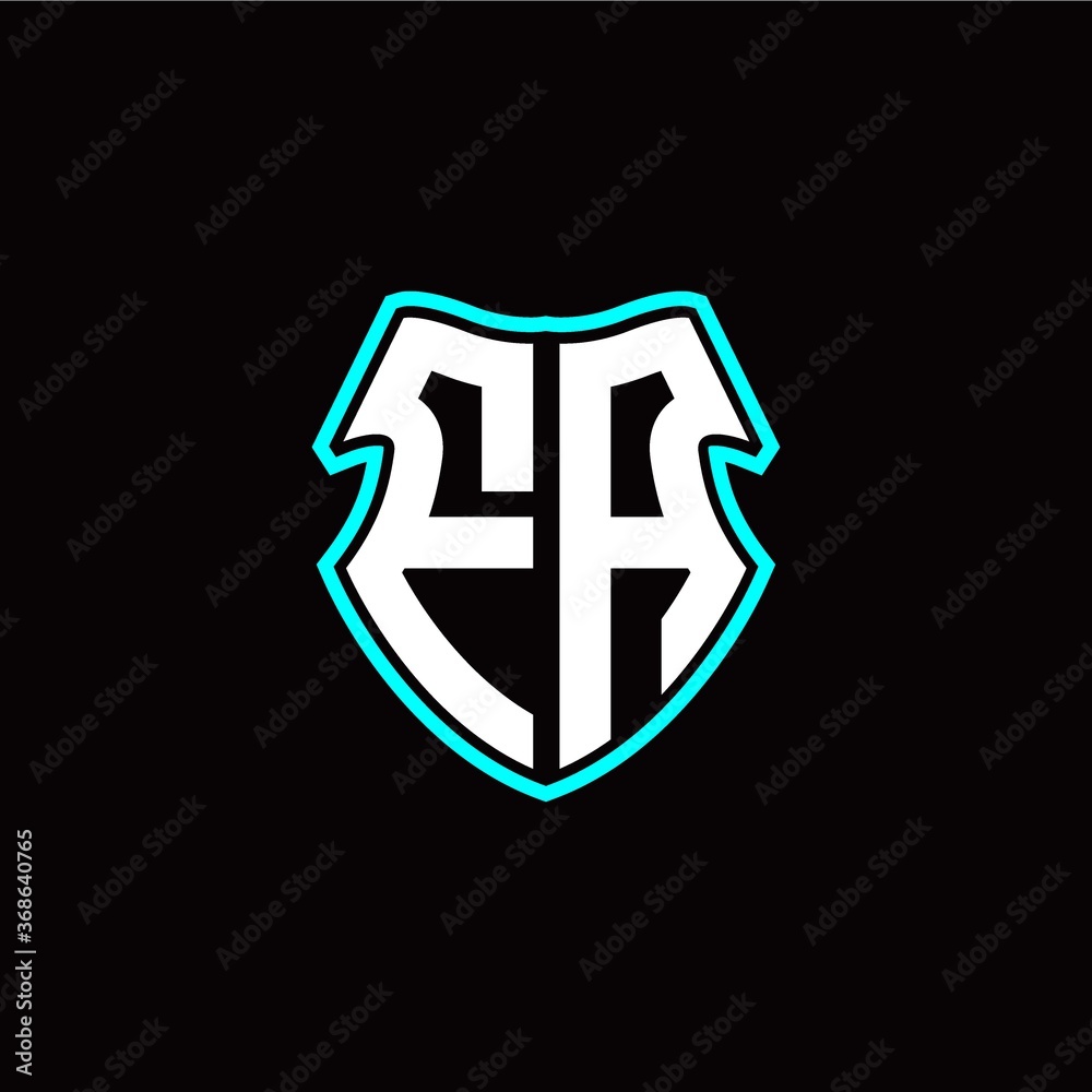 FA initial logo design with a shield shape FA initial logo design with a shield shape