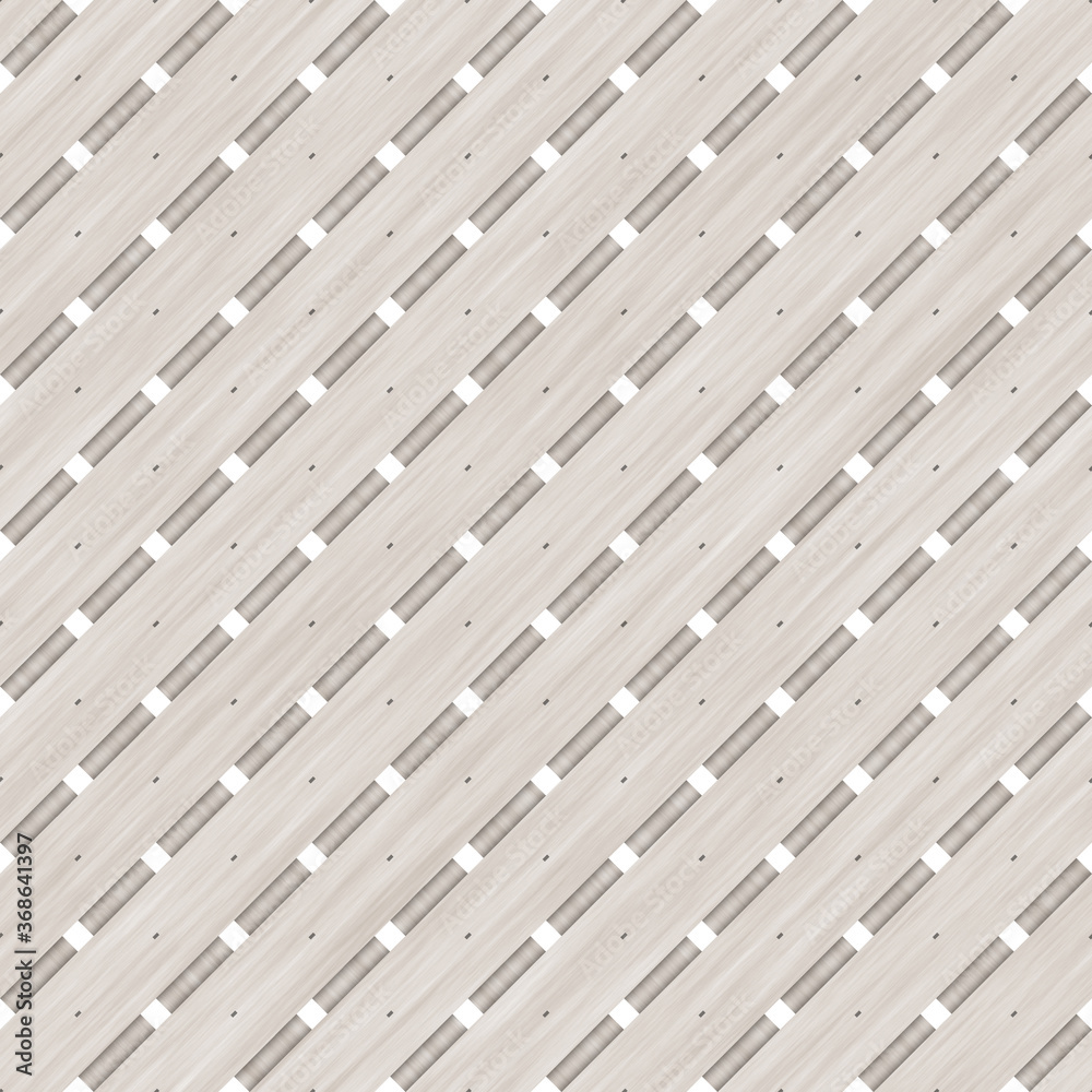 Seamless bright wooden wicker lattice isolated on white background. Texture fence. Pattern background. Seamless bright wooden wicker lattice isolated on white background. Texture fence. Pattern background.