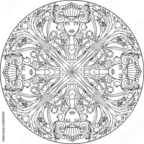 Fotografija Mandala Marquise
