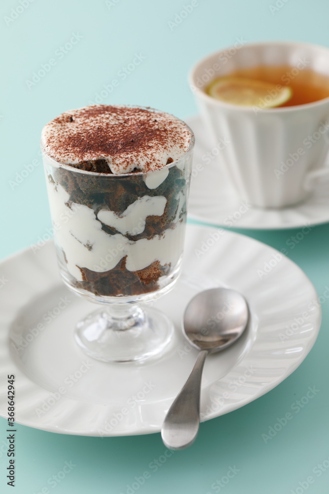 Trifle dessert for five'o'clock tea Trifle dessert for five'o'clock tea
