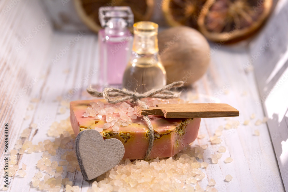 Handmade Soap with fresh ingredients.