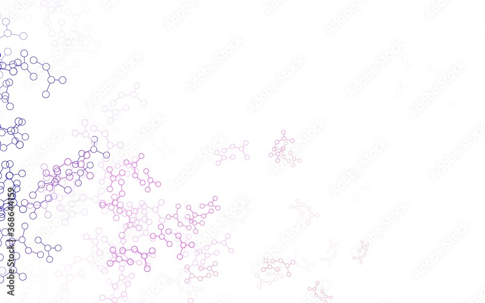 Light Blue, Red vector pattern with artificial intelligence network. Light Blue, Red vector pattern with artificial intelligence network.