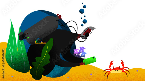 Scuba Diver Crab