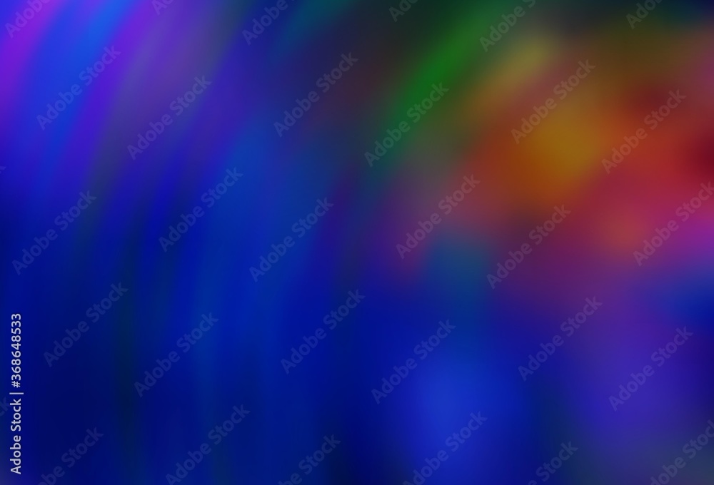 Dark Blue, Yellow vector colorful blur background.