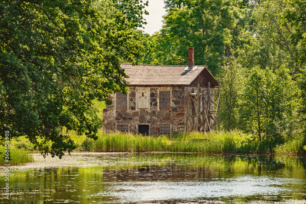 Fototapeta premium Old water mill