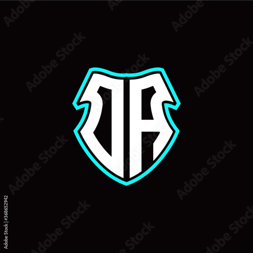 O A initial logo design with a shield shape Free Download O A initial logo design with a shield shape - GFXLoad