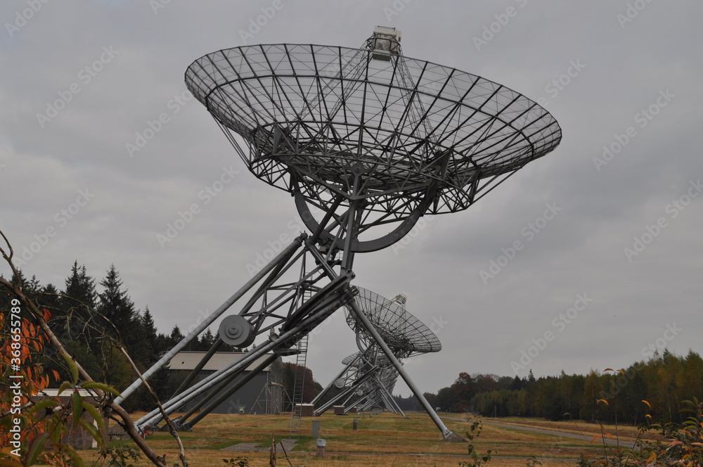 Radio telescopes near the village of Westerbork, The Netherlands. Radio telescopes near the village of Westerbork, The Netherlands.