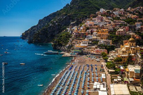 Picturesque city of Positano in Amalfi Coast, Campania, Italy
