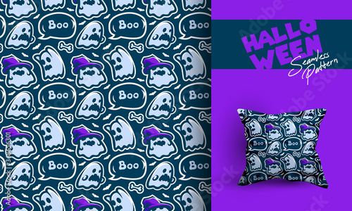 HALLOWEEN SEAMLESS PATTERN DESIGN