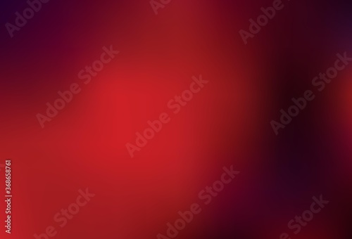 Dark Red vector blurred shine abstract background.