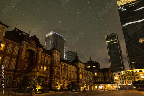 夜の東京駅 中央口 Tokyo Station City