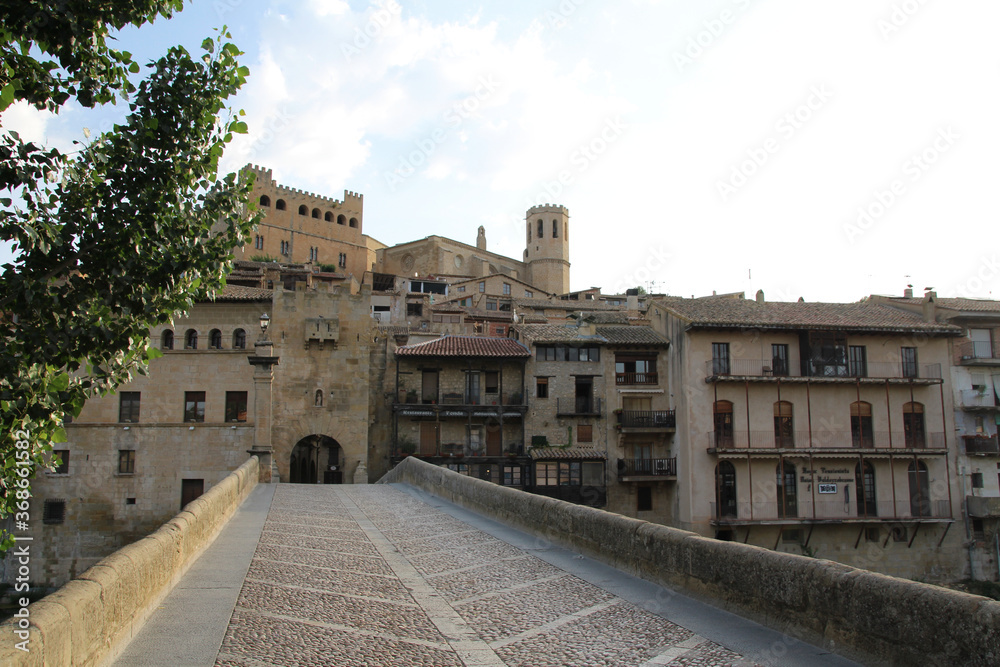 view of the old town of Valderrobres