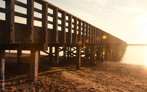 Powder Point Bridge in Duxbury During the Golden Hours photo