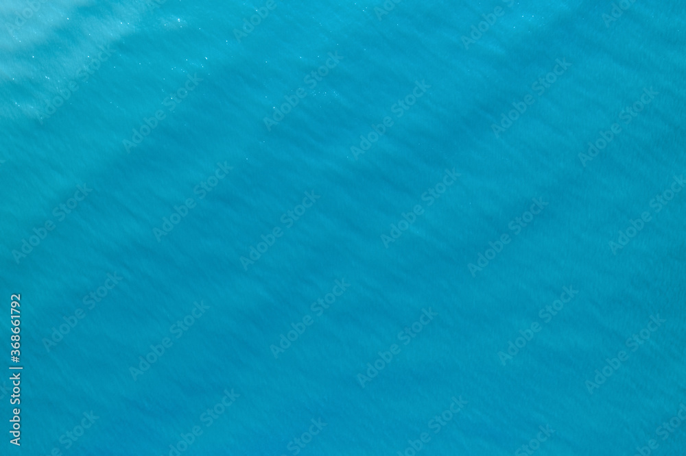 Blue ripply sea water surface as background