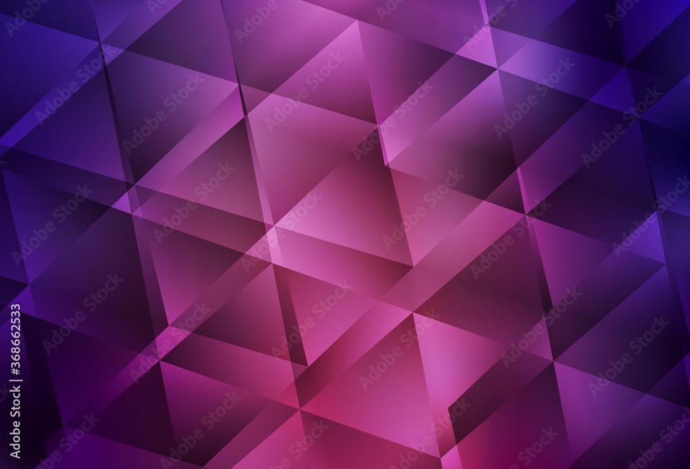 Dark Purple vector polygonal background. Dark Purple vector polygonal background.