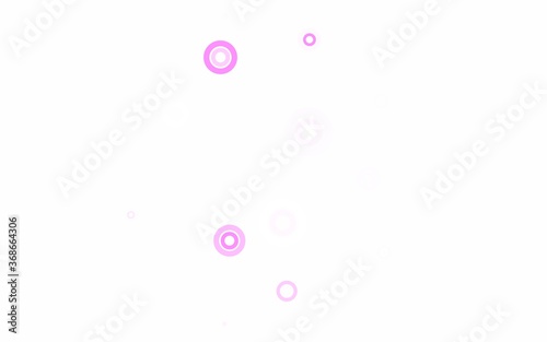 Light Pink vector background with spots.