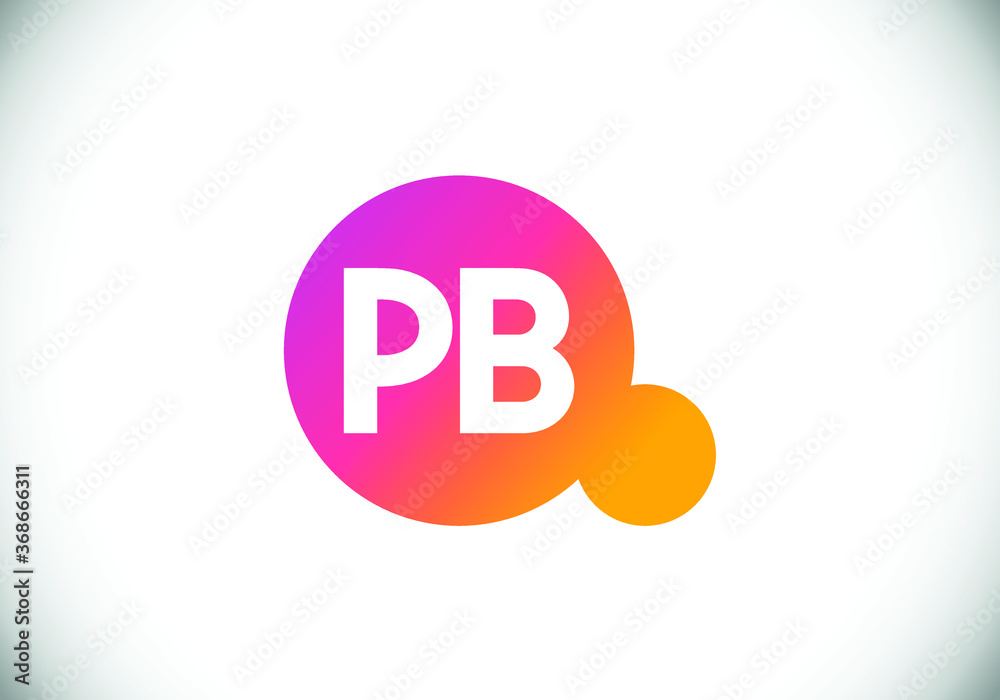 P B Initial Letter Logo design, Graphic Alphabet Symbol for Corporate Business Identity P B Initial Letter Logo design, Graphic Alphabet Symbol for Corporate Business Identity