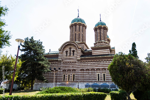 Cathedral of Saint Demetrius, Romanian Orthodox cathedral.The Metropolitan Cathedral of Craiova. Romania.