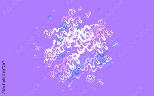 Light Blue, Red vector pattern with lines.