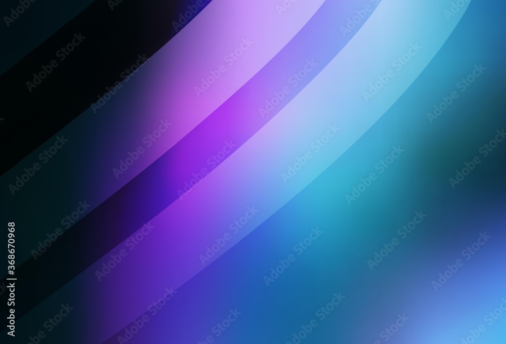 Dark Pink, Blue vector blurred bright template.