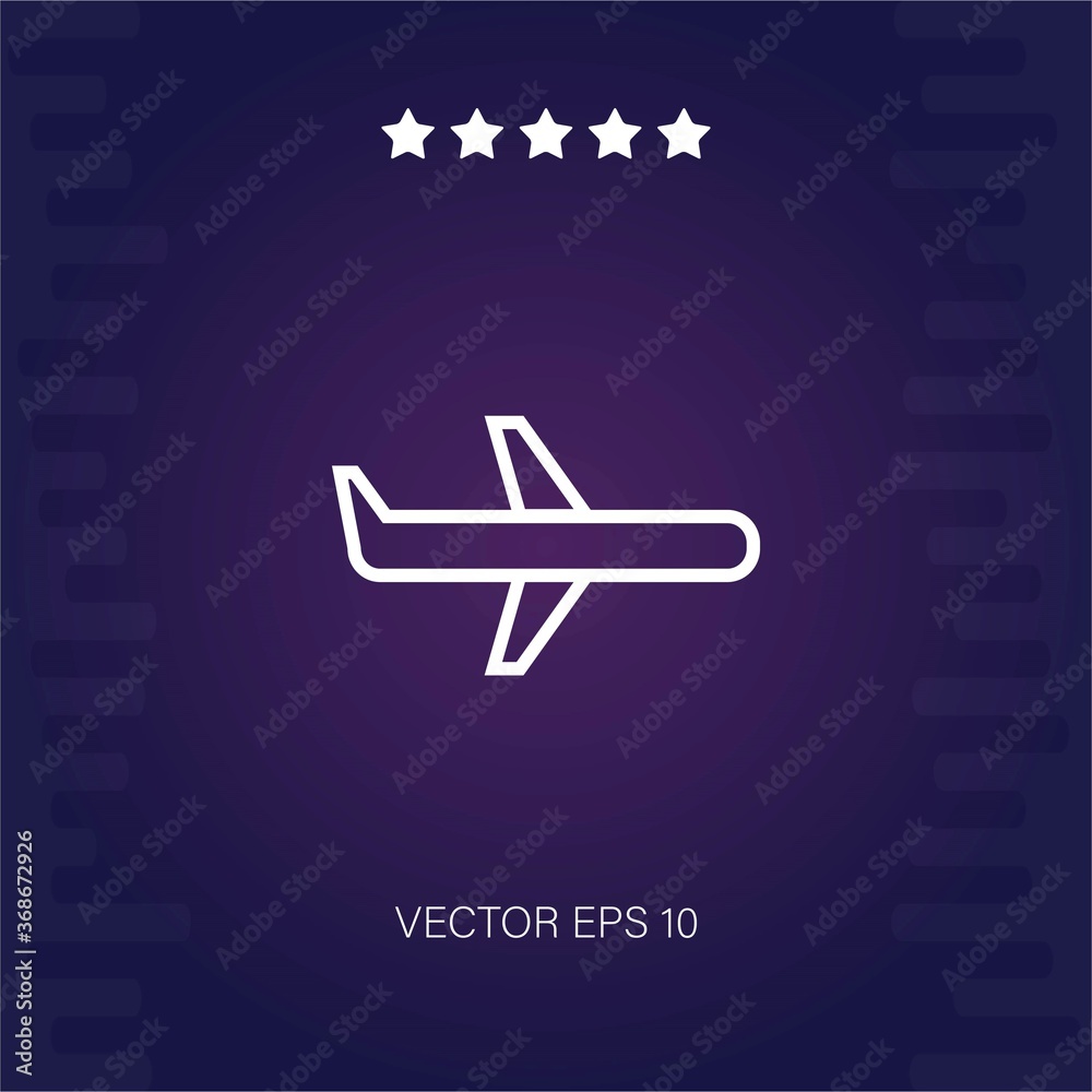 aeroplane vector icon