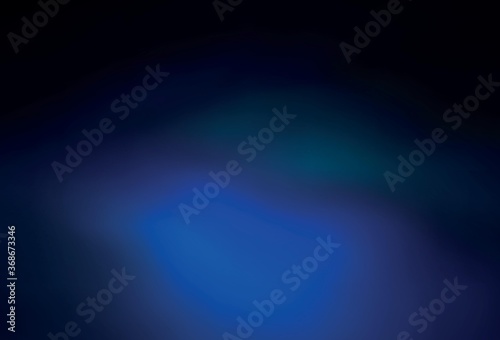 Dark BLUE vector blurred bright texture.