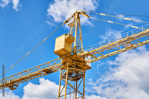 Wallpaper Mural fragment of a construction tower crane against a sky Torontodigital.ca