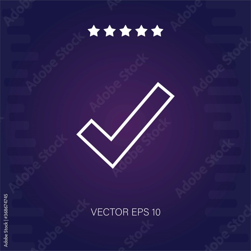 checked vector icon