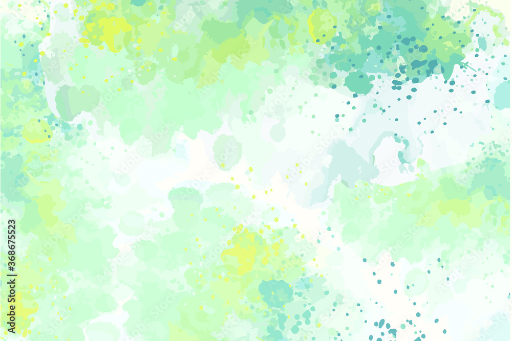 cyan green watercolor/watercolour background