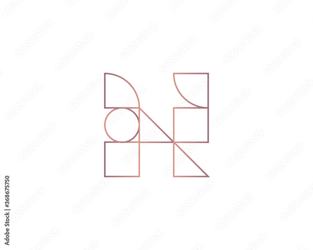 Abstract letter H logo design template on light background. Premium line gradient alphabet from geometric shapes emblem sign symbol mark logotype. Abstract letter H logo design template on light background. Premium line gradient alphabet from geometric shapes emblem sign symbol mark logotype.