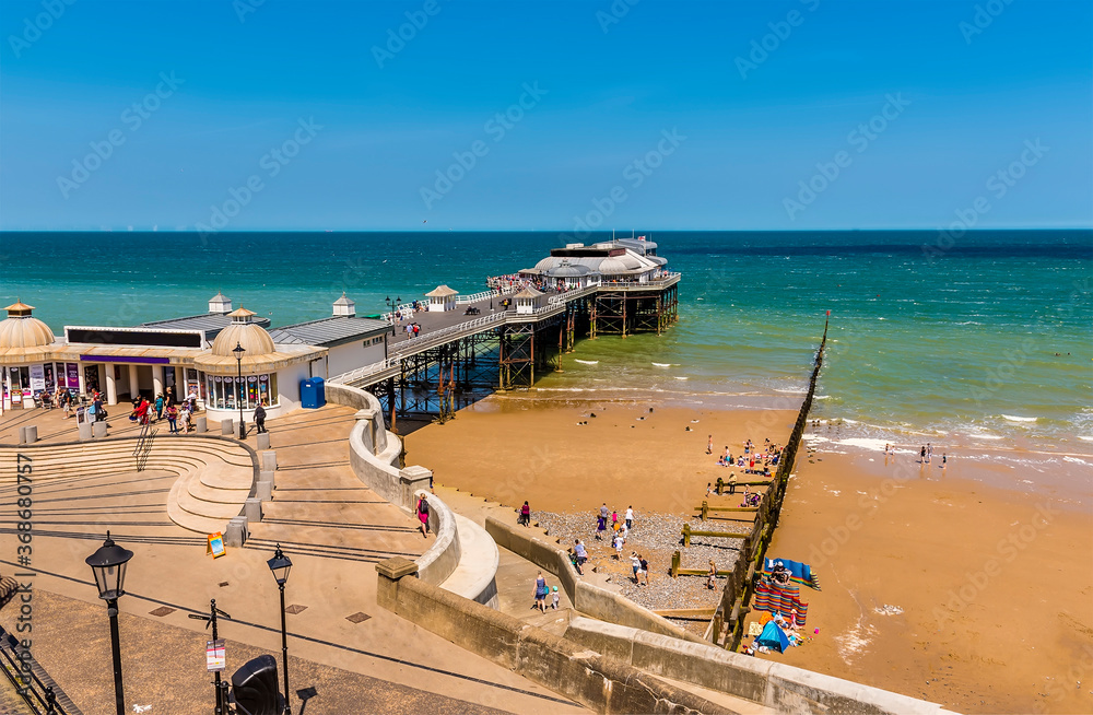 A view of the pier at Sheringham, Norfolk, UK