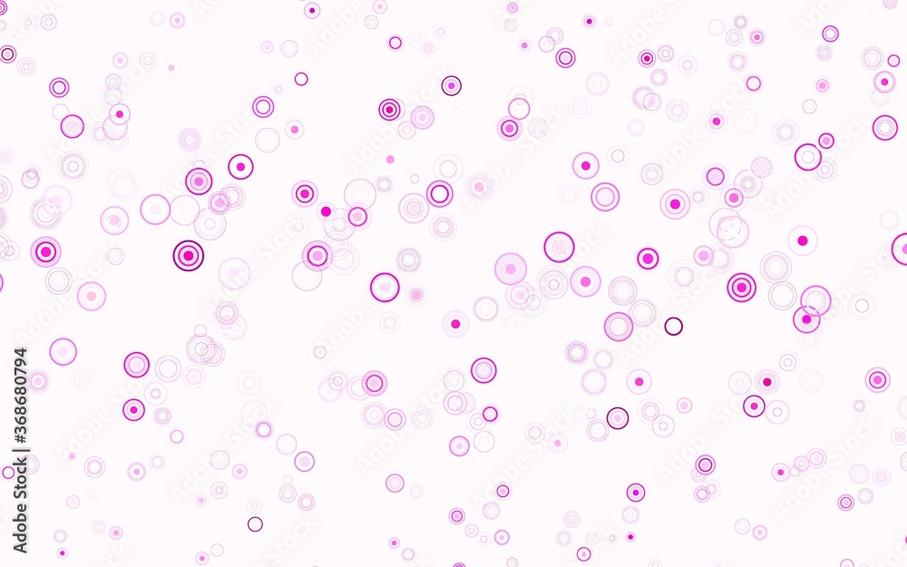 Light Pink vector texture with disks. Light Pink vector texture with disks.