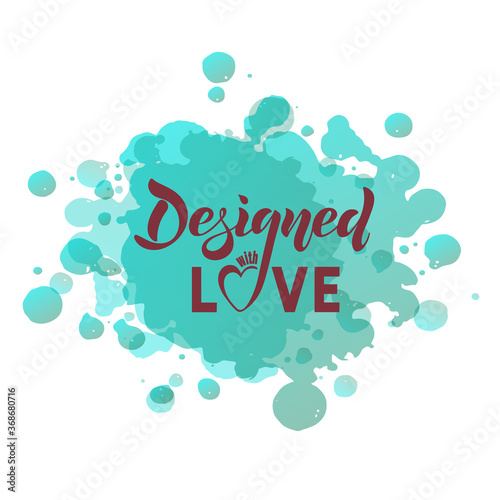 Vector illustration of text for tag, label or package of clothes, jewelry, design or handmade products. Decoration for shop windows. Banner for webpage. EPS 10.