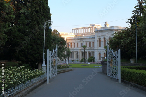 The territory of the Livadia Palace. Crimea photo