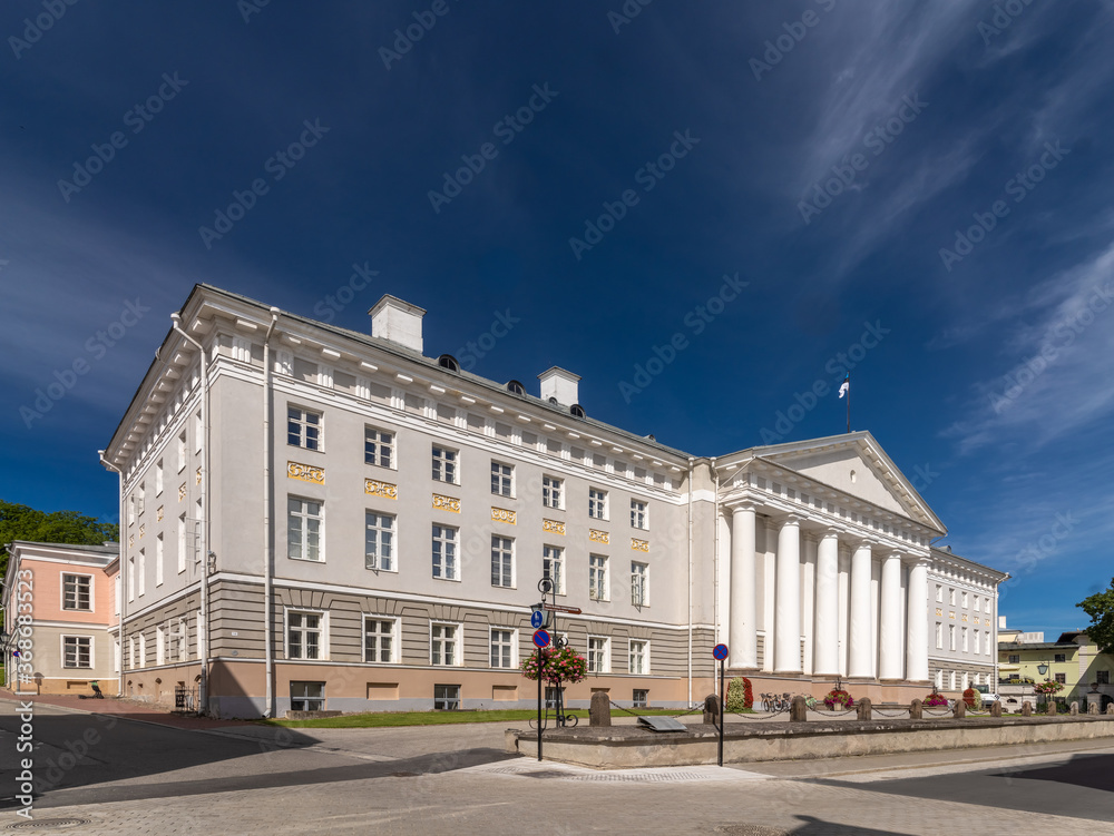 Main academic building of the Tartu University, Estonia's oldest and most renowned university