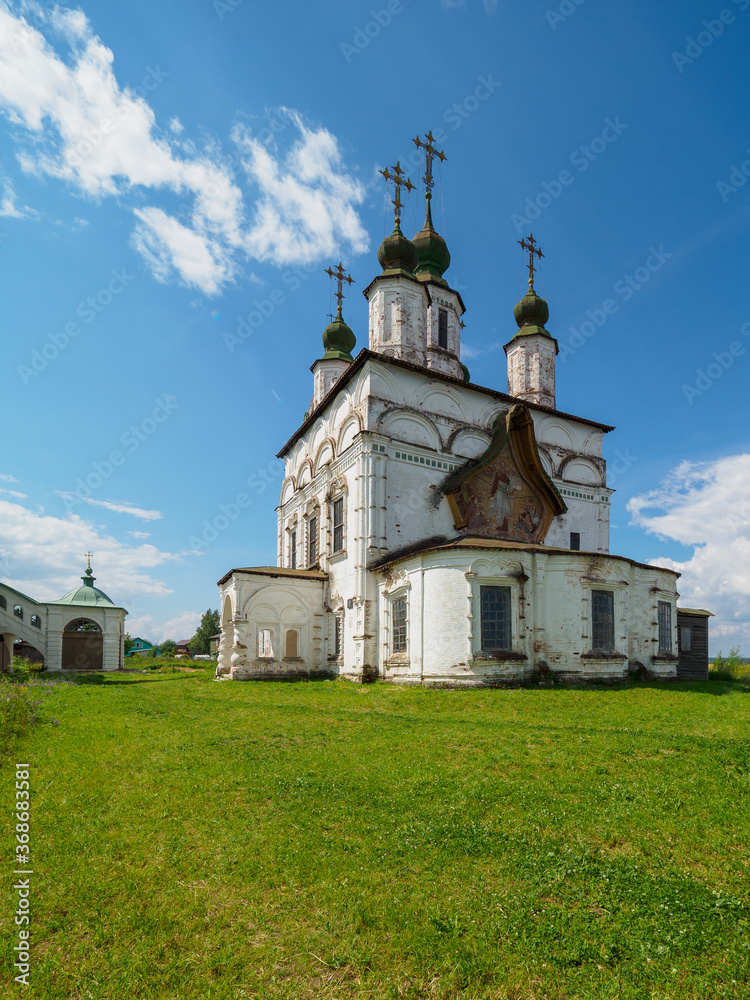 Orthodox church in Veliky Ustyug. Orthodox church in Veliky Ustyug.