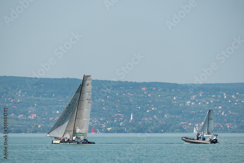 Sailing boats compete on 52.nd Kékszalag photo