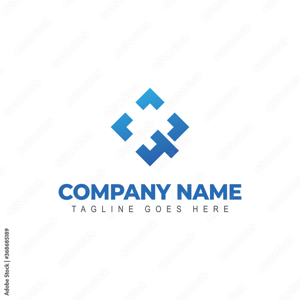 Ilustration vector graphic of The concept of the Q box letter logo design is simple vector