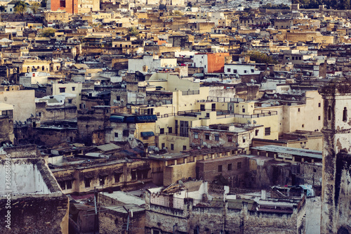 Houses in the city of Fez © Dario