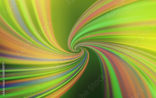 Light Green, Yellow vector template with wry lines. A circumflex abstract illustration with gradient. Brand new design for your ads, poster, banner.