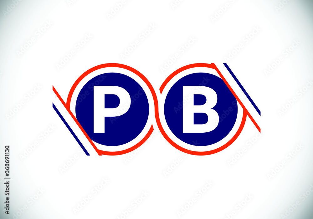 P B Initial Letter Logo design, Graphic Alphabet Symbol for Corporate Business Identity P B Initial Letter Logo design, Graphic Alphabet Symbol for Corporate Business Identity