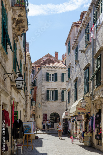 Streets of old town Dubrovnik