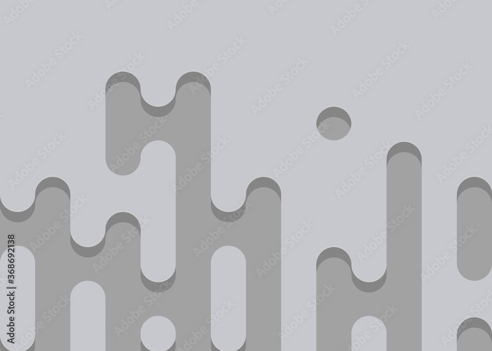 Abstract Rounded Color Lines halftone transition background illustration
